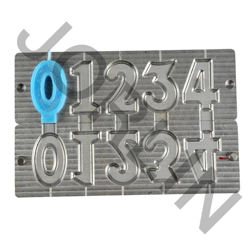 Изготовленные на заказ Заводские алюминиевые формы для свечей день рождения форма маленького