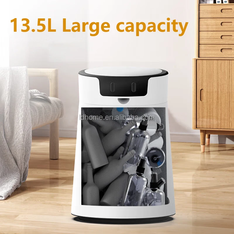 Automatic Sensor Dustbin Smart Sensor 10% off  Electric Waste Bins Plastic Home Eco-Friendly Dustbin 12L Smart Trash Can