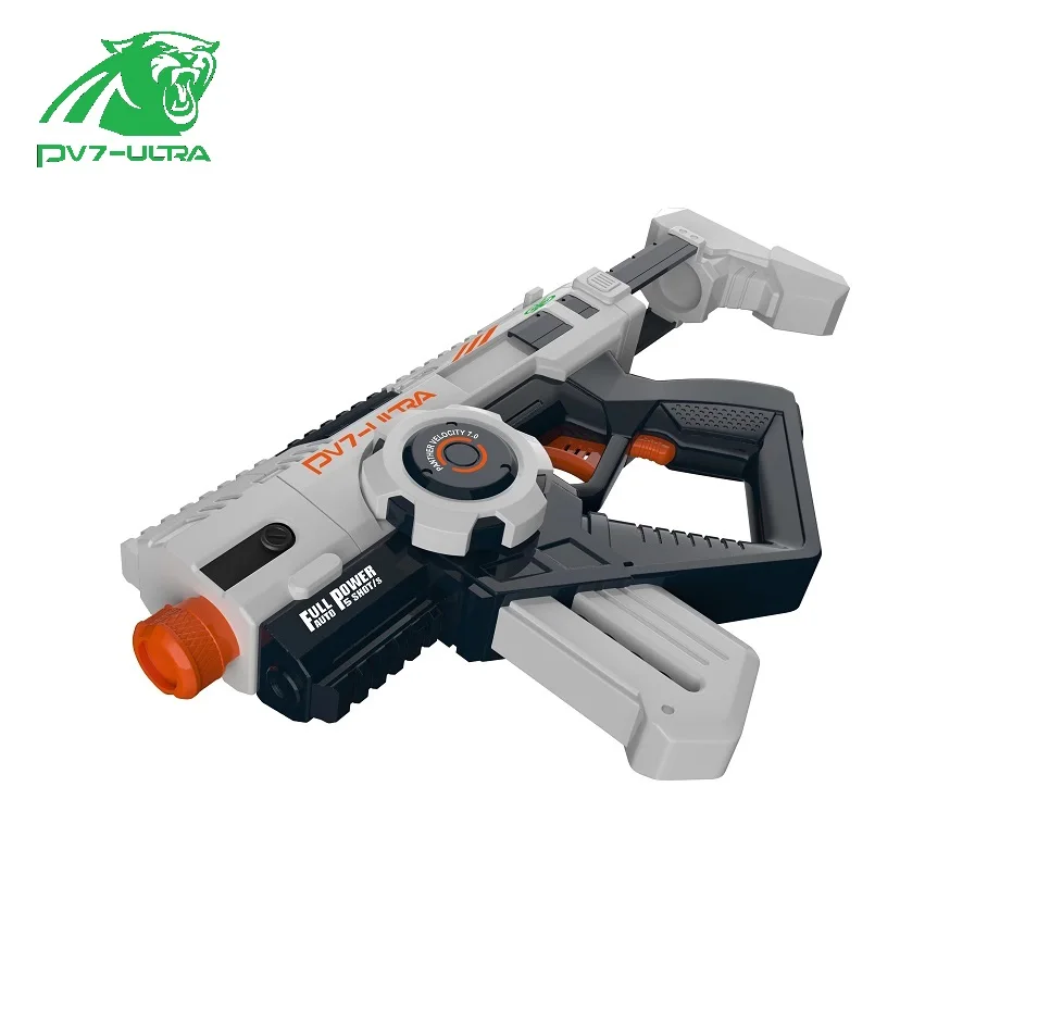 Retails high end PV7 rechargeable motorized blaster dart EVA foam plastic toy gun for boys outdoor