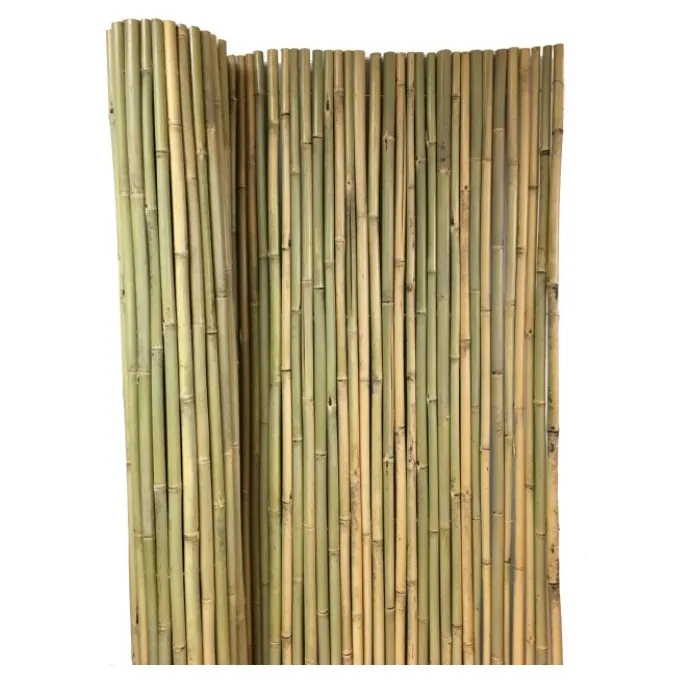 natural rolled up all new bamboo fence for privacy in garden004