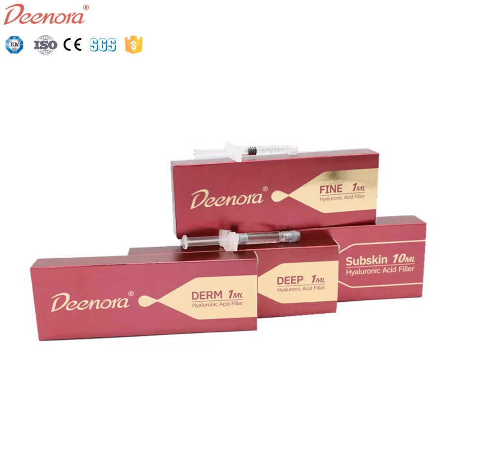 Deenora  korea hyaluronic Acid dermal Filler fine derm deep subskin for  facial lip butt nose face  injection filler gel