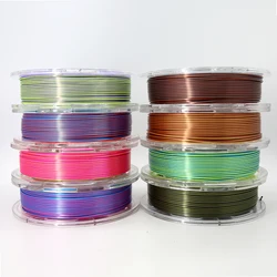 Veeology 2 Colors in 1 Dual Color Co-Extrusion  filament 3D Plastic Rods  magic color PLA 3d printer filament