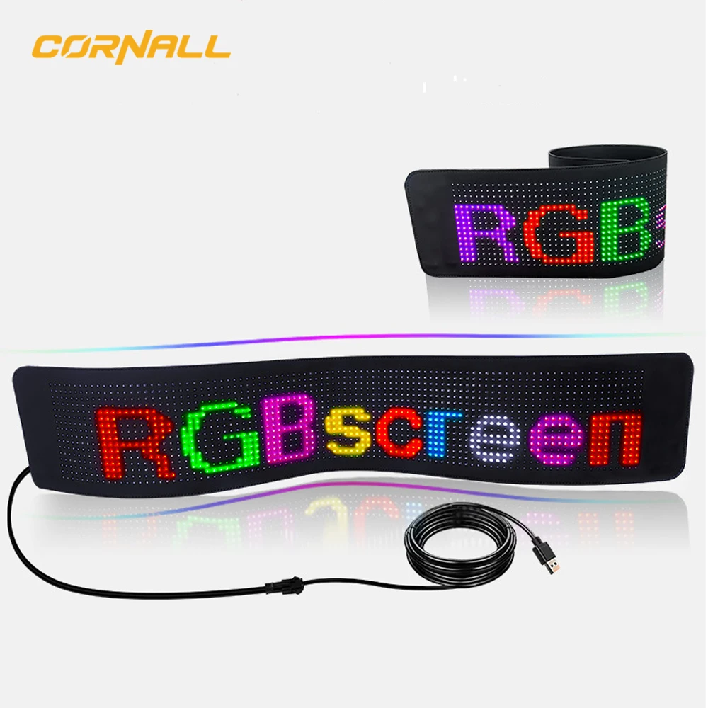 New Smart Wifi Digital Programmable Display Sign Message Screen Led Car Rear Window Digital Display