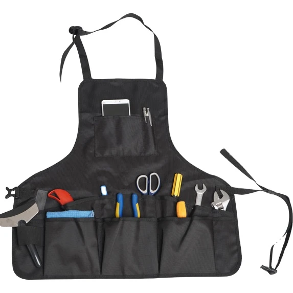 Custom heavy duty tooling apron adjustable fashion unisex coffee shop work restaurant sleeve apron