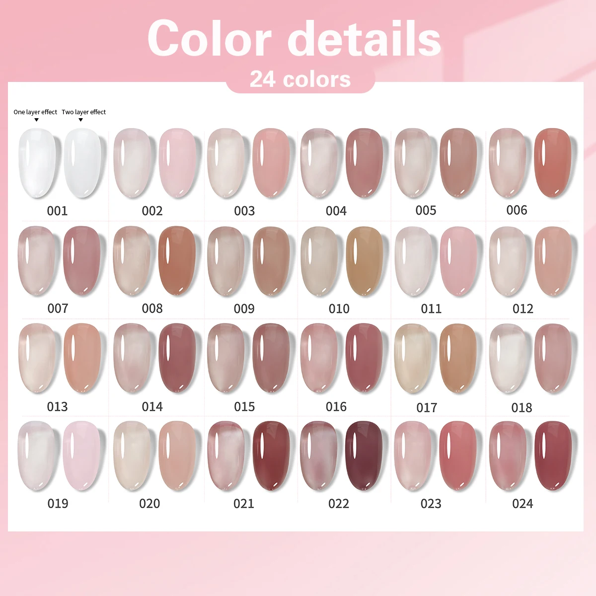 ZRKGEL 15ml 24colors nails factory 4 IN1 construction gel Builder Strengthener Gel Hard Extension Nail Gel for Nail Art Design