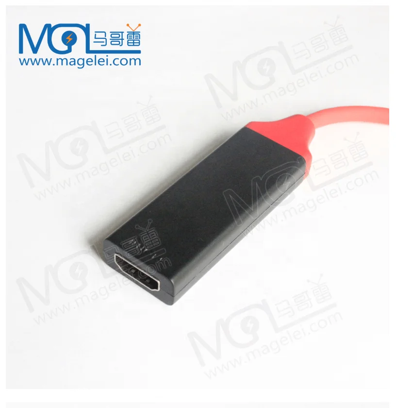 
2019 hot sale Type C male to HDTV female adaptor plug and play converter for Macbook, S8 