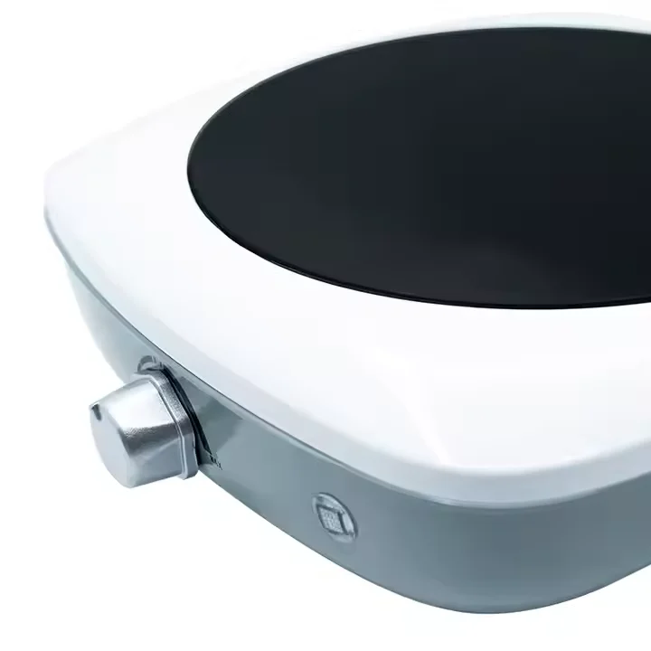 Hot plate for cooking,1300W portable infrared burner, 7-inch single burner electric glass range, 9-level temperature setting