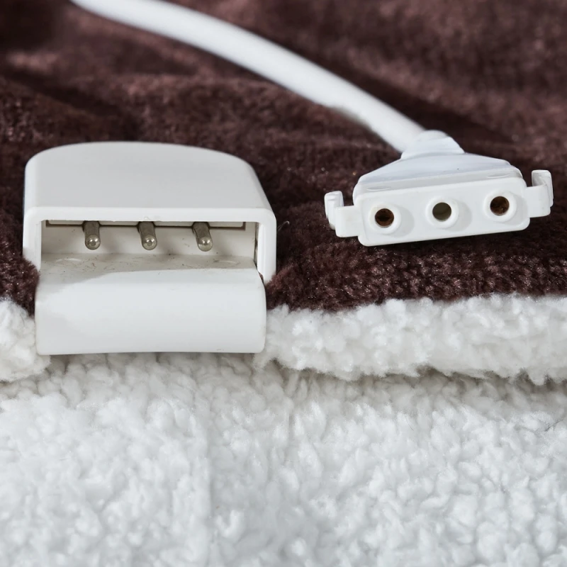 China wholesale 2023 heater wearable electric heated throw electric flannel blanket for winter