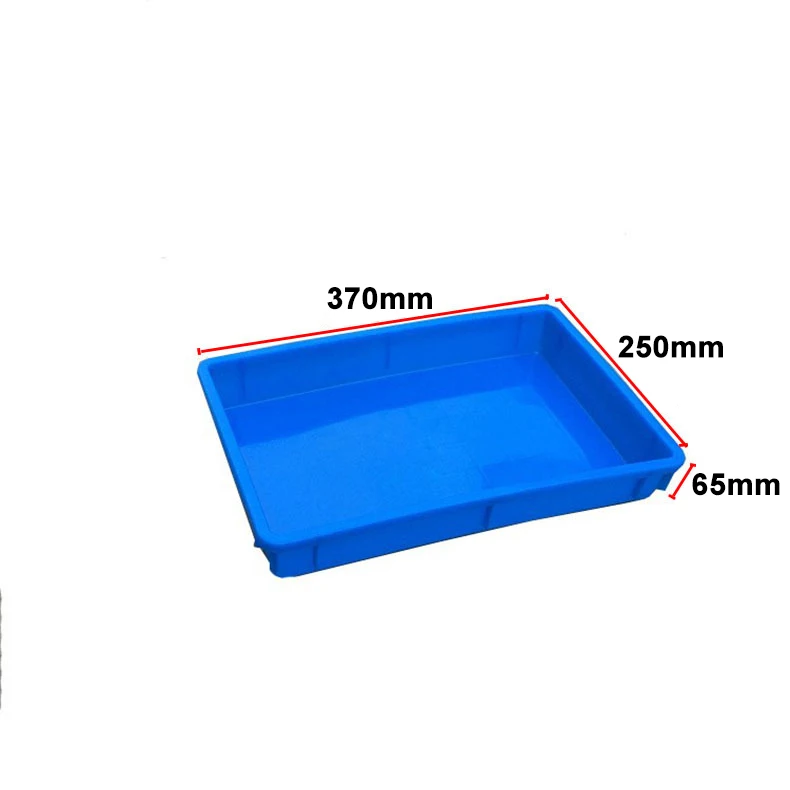 Solid Box Plastic Storage Crates Tray for Display