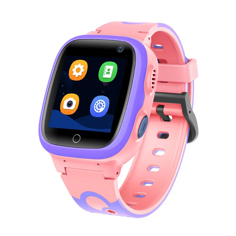 2024 best quality 2g kids smart watch gsm gprs micro sim card with games camera LBS positioning girls pink child smartwatch