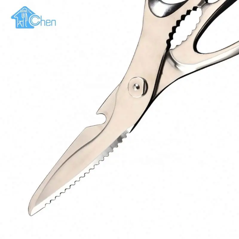 Customized Multifunctional Wooden Kitchen Scissors Kitchen Tools & Gadgets Heavy Duty Kitchen Scissors