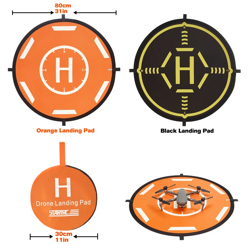 STARTRC 31.5 inches 80cm Tarmac Packing apron Drone Landing Pad for DJI Mini 3 Mavic 2 Air 2S Pro Customize Drones Accessories