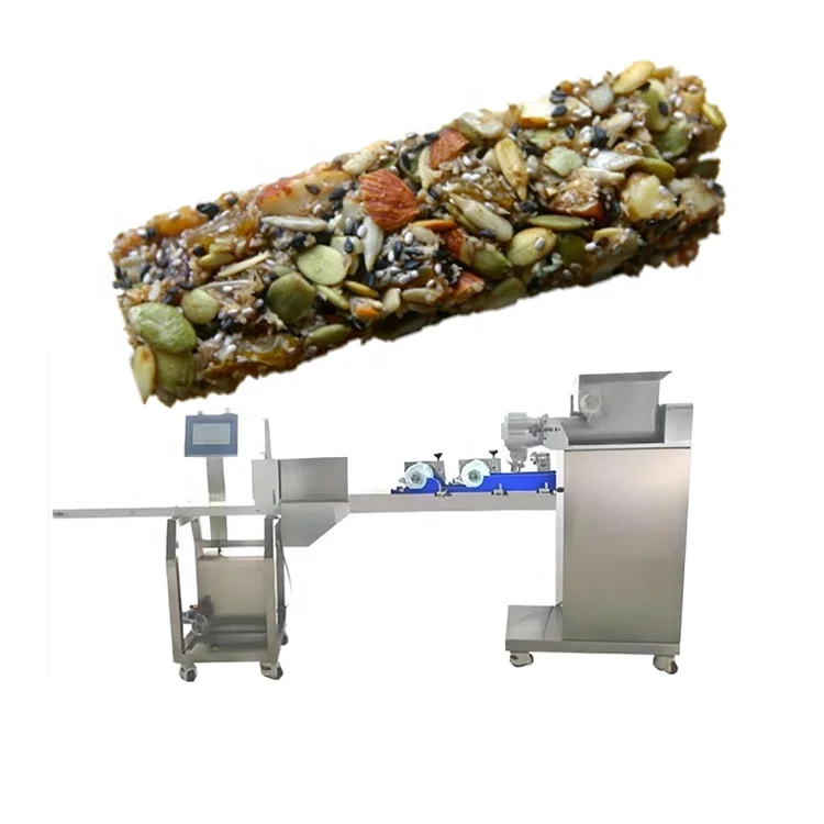 Chocolate Energy Protein Cereal Bar Making Cutting Machine Forming Oatmeal Automatic Small Energy Protein Bar Making Machine
