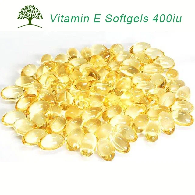
OEM Wholesale Natural Animate Vitamin E Oil 400IU Softgel Capsules 