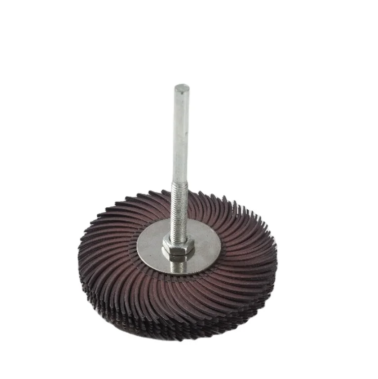 FMT Deburring Polishing Cleaning  Industrial Wheel Brush with Shaft