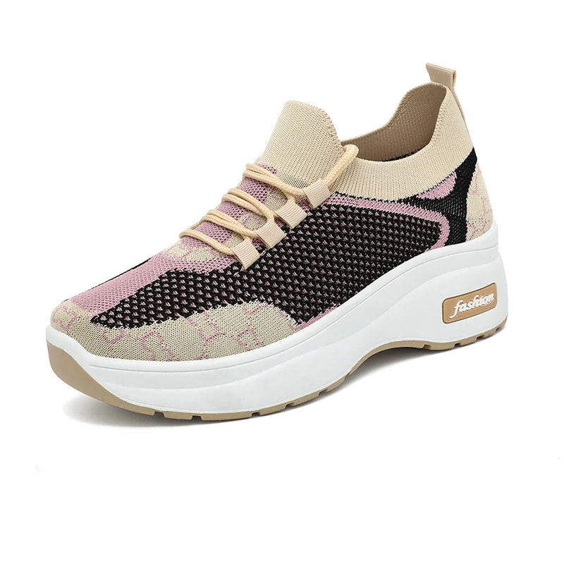 2024 Custom Logo Sports Tennis Shoes Women Casual Trainers Fashion Sneakers Female Running Fitness Walking Shoes For Women odm