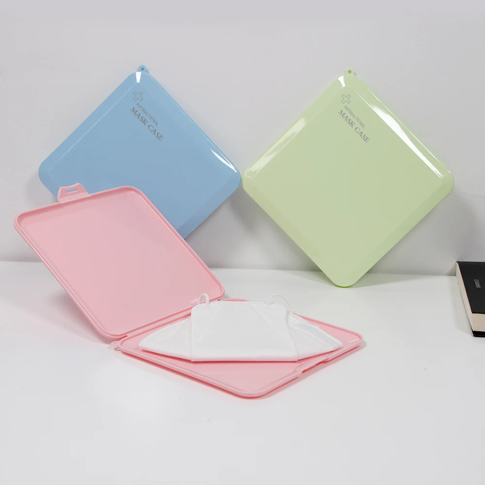 
Mc01-01 Factory Stock Rohs Custom Logo/Color Food Grade Pp Surgical Plastic Portable Face Mask Case 