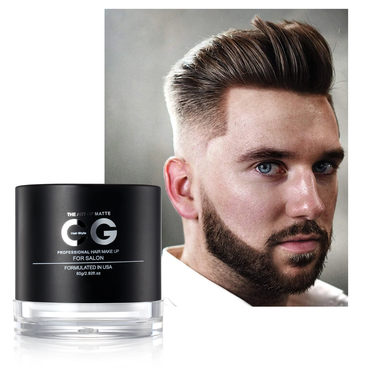 England Vegan Hair Clay Temporary Strong Hold Hair Wax Private Label Hair Clay for man