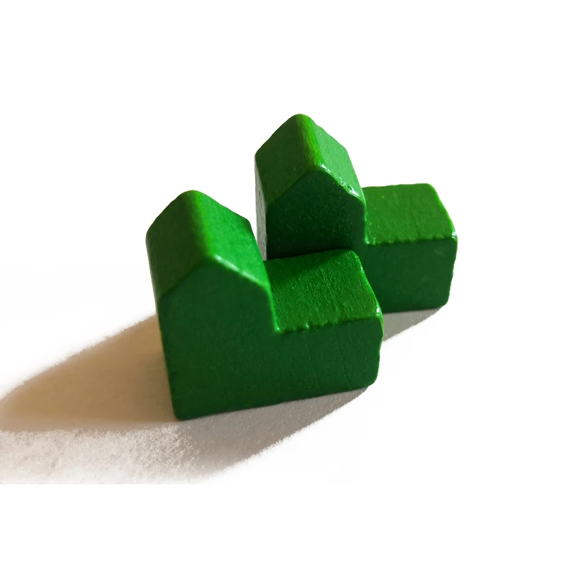 Customize Different Wooden Shape Board Game Accessories