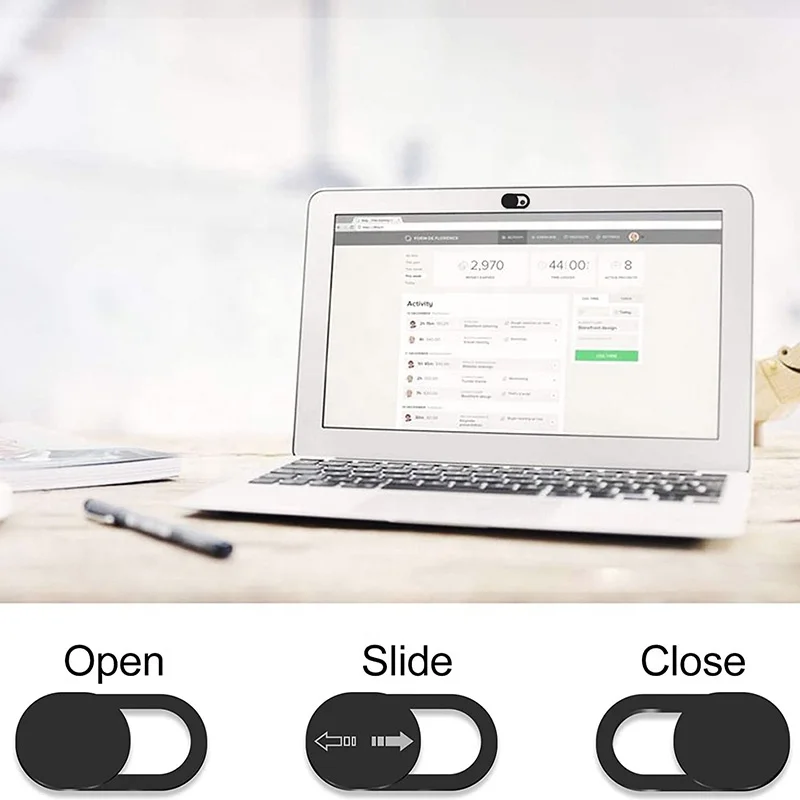 Webcam Cover Tablet Laptop PC Privacy Security Slide Camera Cover For Cell Phone Protection With Custom Logo