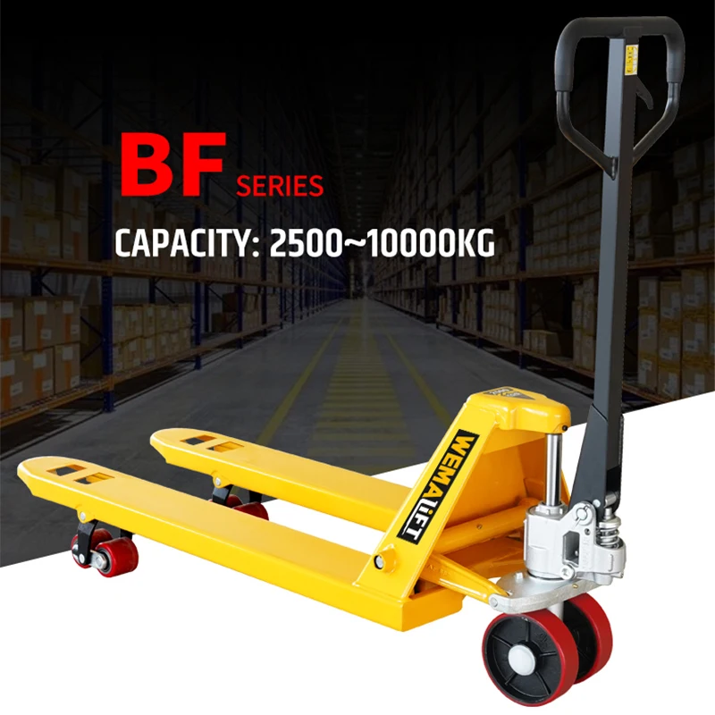 Warehouse Proven Hand Pallet Truck Lifter 2500 Kg Transpallet Con Pesa Pallet Jack Lithium Battery 80V 500Ah