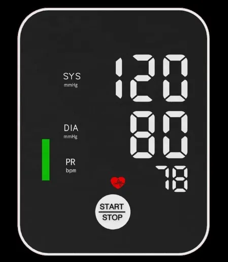 Shenzhen Teveik Black Color Blood Pressure Machine BP Price Big Screen Blood Pressure Machine Monitor