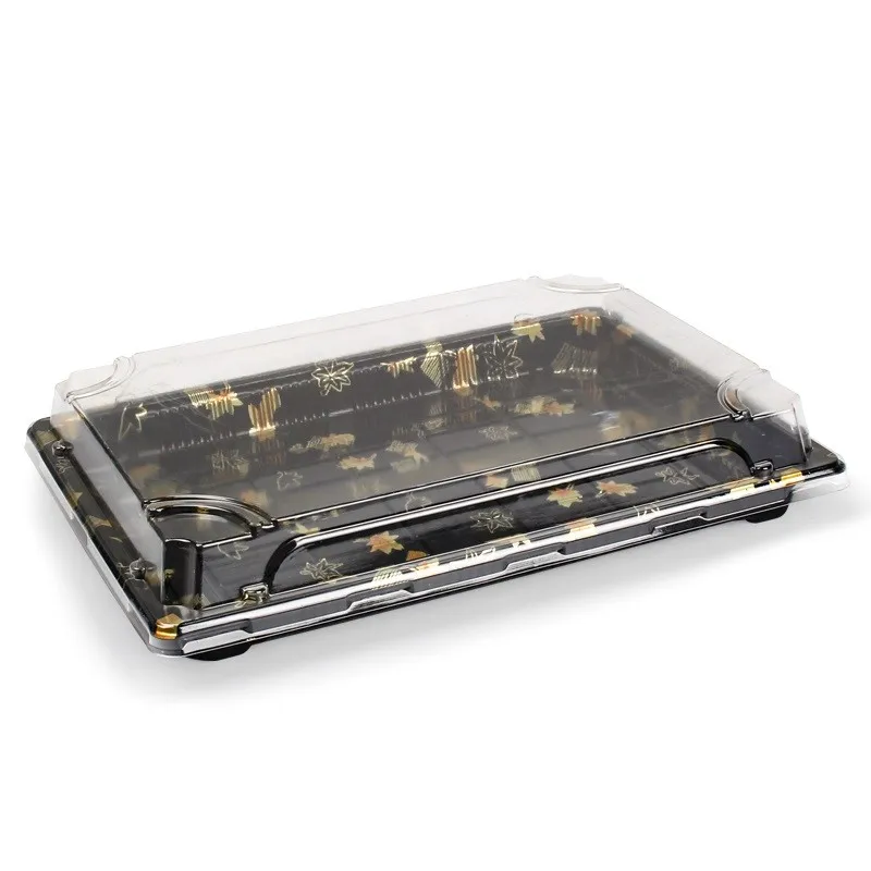 Fast food clear hamburger Japanese sushi box lunch box for kids