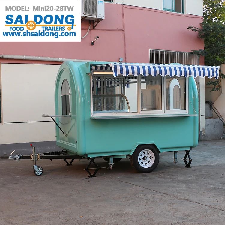 Mini20-28TW Mobile food carts trailer for sale food truck outdoor food kiosk