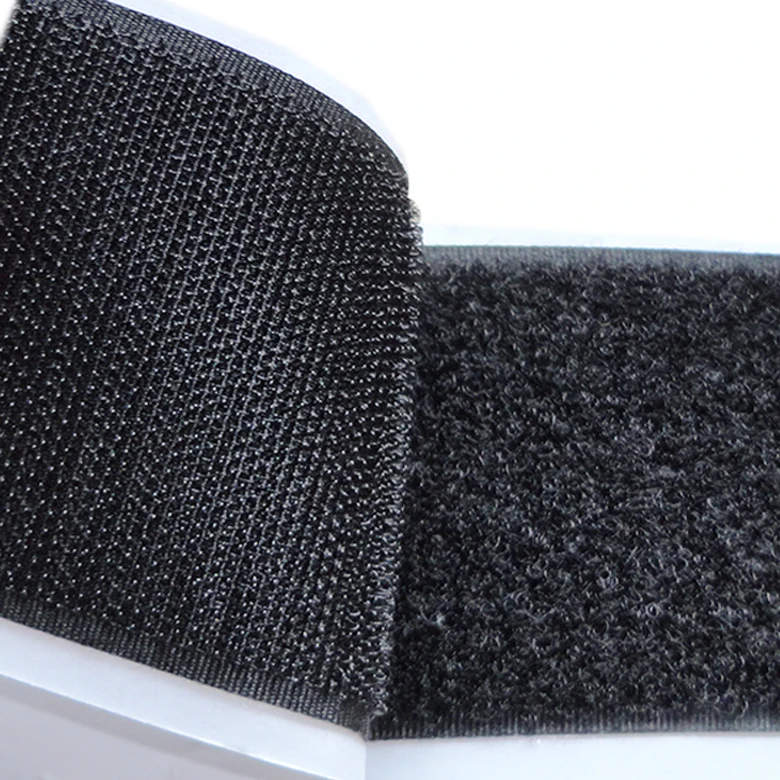 Factory Price Heat Resistance Strong Self Adhesive Hook And Loop Tape Double Side Hook And Loop Professional Vel Tape