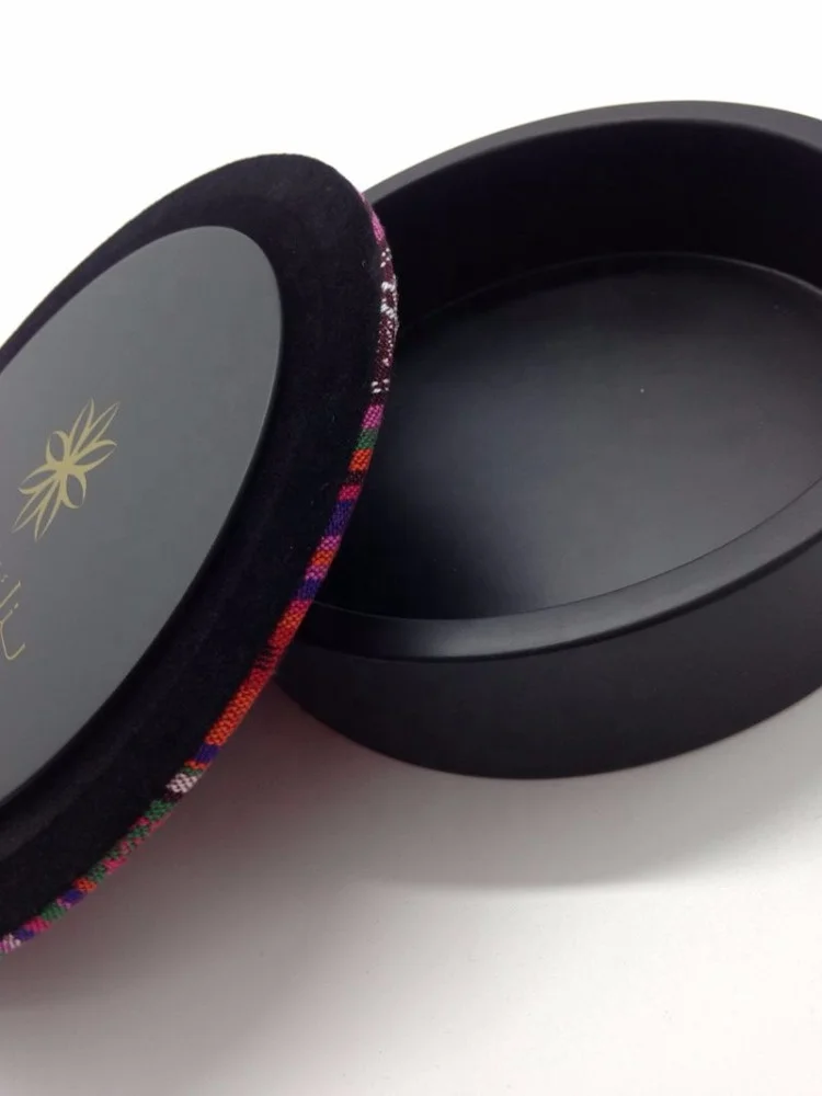 
High Quality Wooden Box Round Shape Arabic Bank Gift Box for Ramadan 