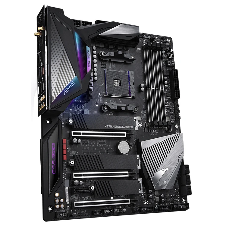 New board for GIGABYTE X570 AORUS MASTER Motherboard . DDR4 128GB Memory 3rd And 2nd Generation AMD Ryzen processors For Gaming