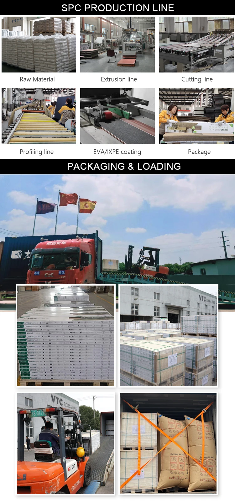 HOT Sale New Design, SPC Flooring With Click Lock SPC Vinyl Flooring/