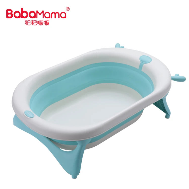 Deer Shape Portable Bath Tub, Foldable Baby Bathtub With Temperature Plug