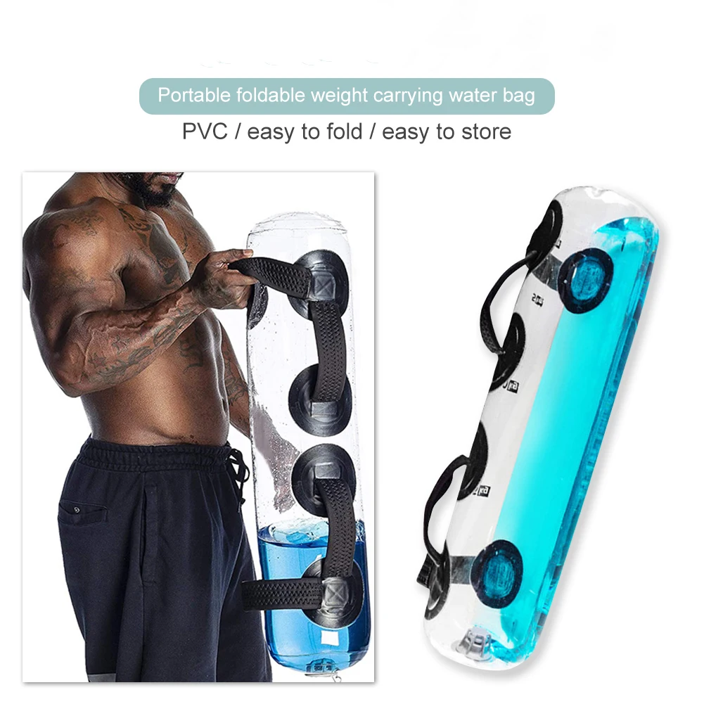 Yoga Weight-Bearing Aqua Water Bag Exercise Sandbag Gym Fitness Training Workout for Effective Working-out Accessories