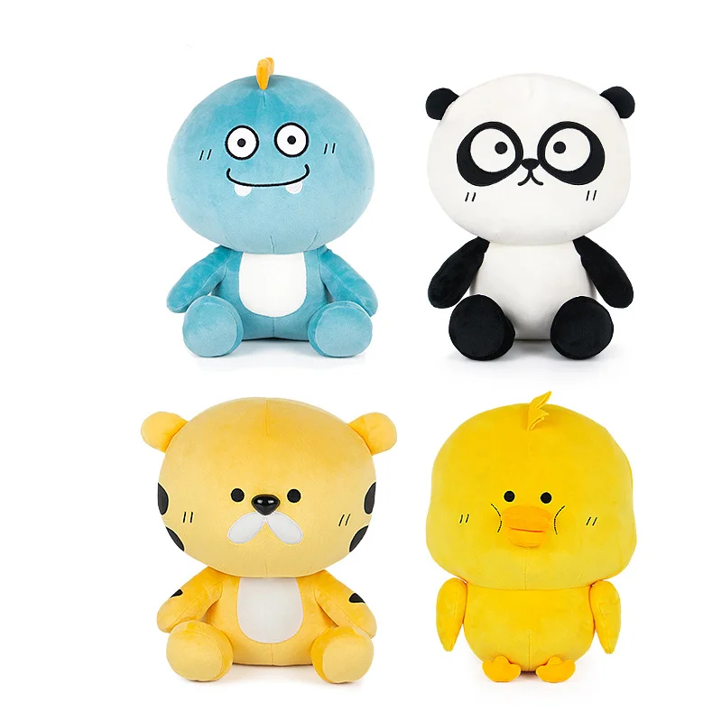 Custom Plush Doll Low MOQ 40cm High Quality Cute Soft Stuffed Animal Yellow duck Plush Toys