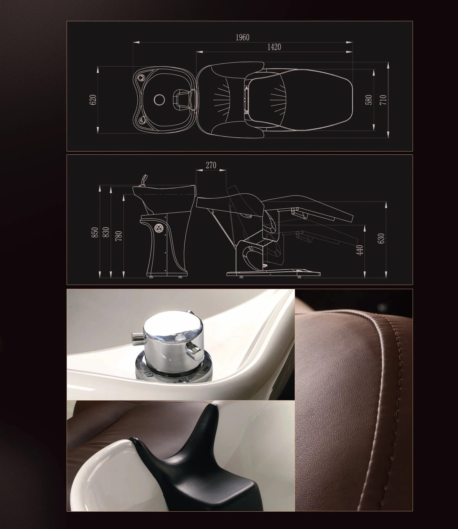 
Wholesale Hair Washing Shampoo Electric Lifting Bed Head Shampoo Massage Bed Hairdressing Shampoo Bed / Chair 