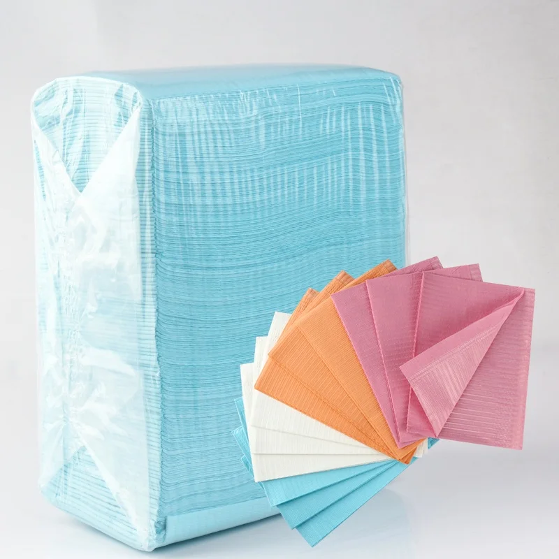 125 sheets/pack Disposable Foldable Nail Beauty Cleaning Pad  Waterproof Table Cloth Lint Paper Practice Nail Art Table Mats