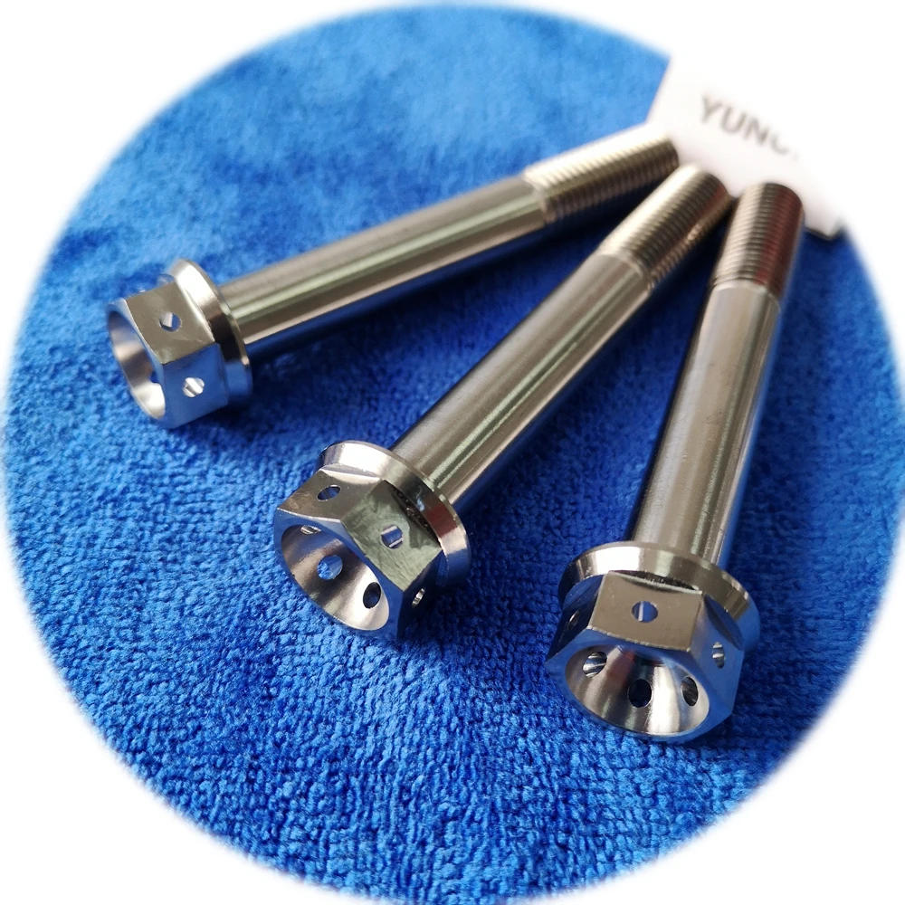 
Din 6921 M5 M6 M8 M10 Gr5 Titanium Flange Bolt For Motorcycle 