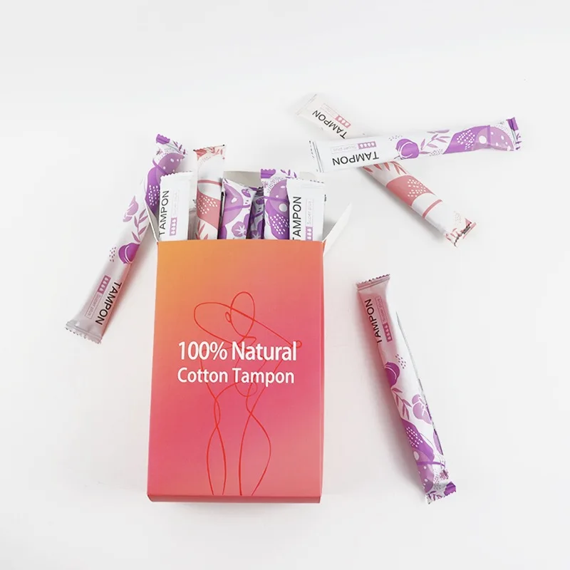 Оптовая продажа, органический Менструальный тампон, вагинальный катетер, тампоны-аппликаторы
