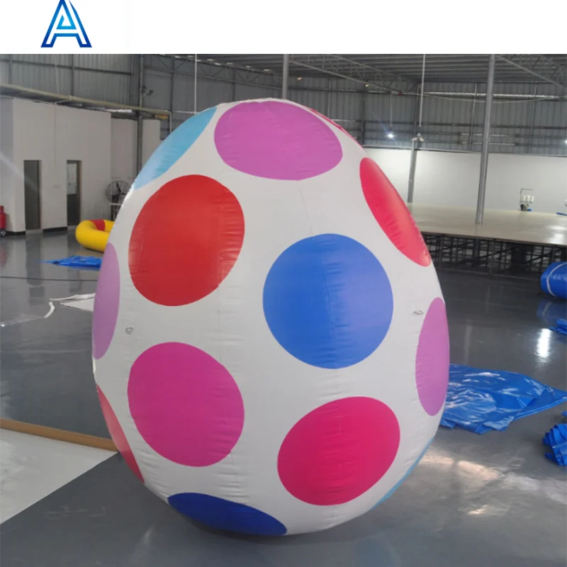 Cheap price huge large giant outdoor inflatable round eggs model for holiday celebration and commercial advertisements