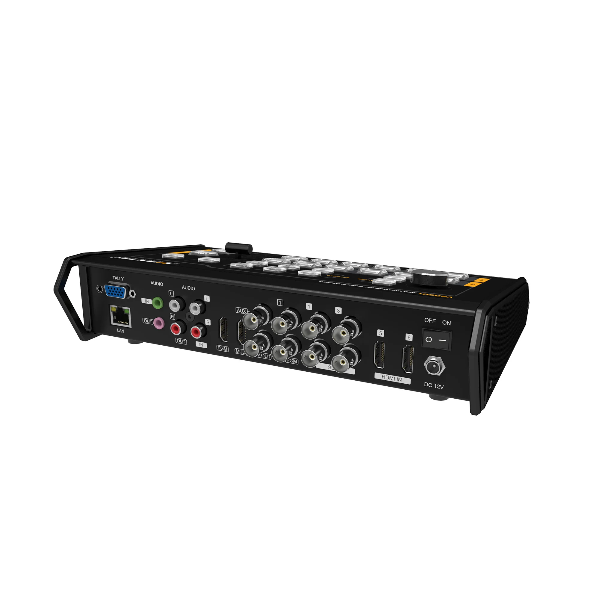 Hot selling digital adjustable audio and video mixer audio professional switcher