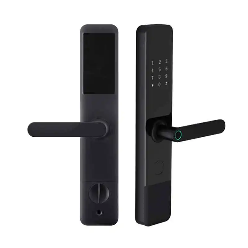 Modern Design Cerraduras Tuya Smart Lock Digital WiFi App Controlled Aluminum Fingerprint Door Lock