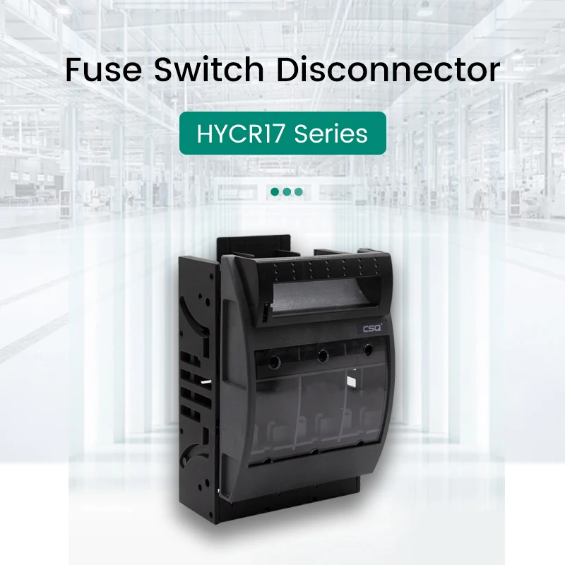 HYCR17 NH NT Knife Blade Fuse Switch Disconnector, 3 phase electrical isolator types busbar isolator fuse switch disconnector