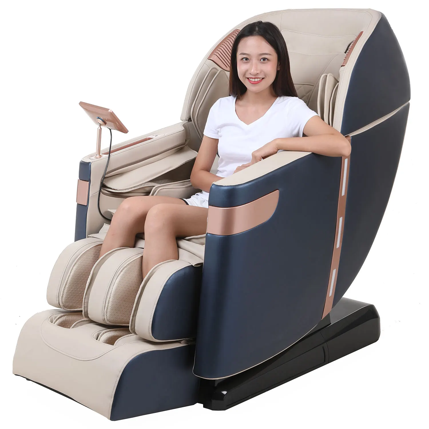 Luxury Modern Massage Chair 4D 2022 With Heating Pad Sl Track Massage Chair 4D Luxury