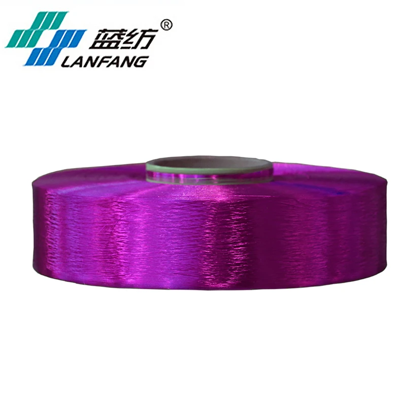 Poy 100% Polyester yarn 150D/48F Dyed Fabric Filament Yarn