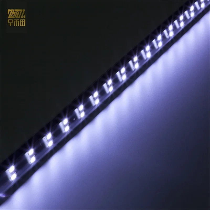 ZAOHETIAN Remote control wide angle three rows of bead glass tube fish tank lights