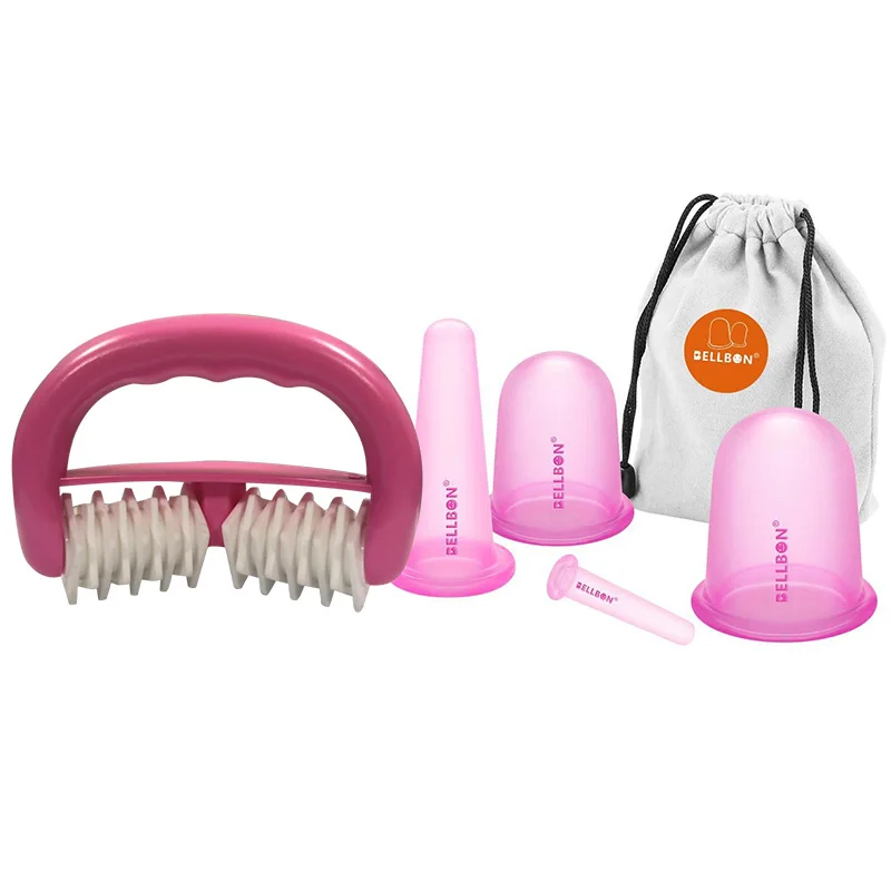 Cupping Therapy Sets Silicone Anti Cellulite Cup Vacuum Suction Massage Cups Facial Cupping Sets Body and Face Massager