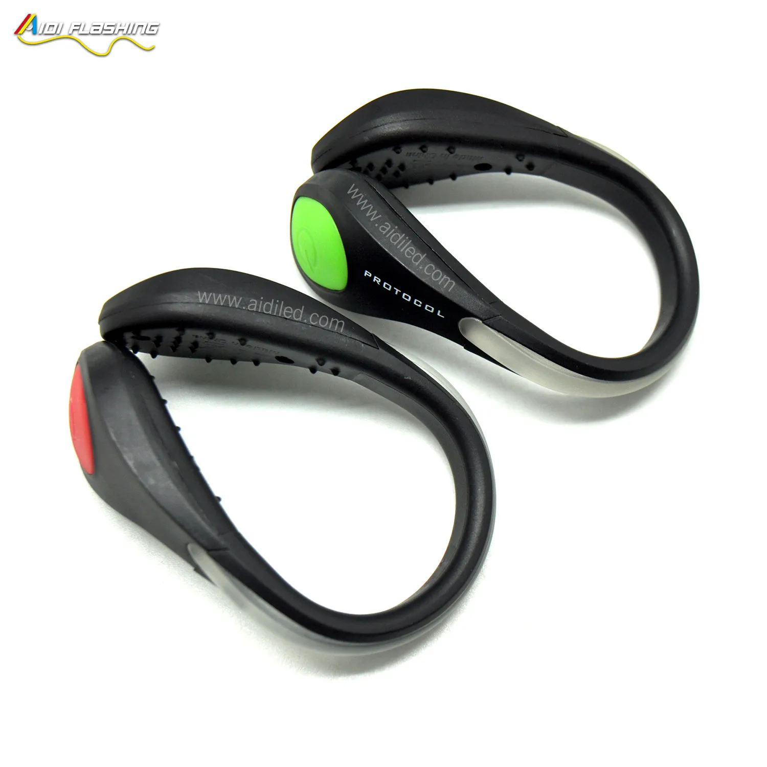 Safety Flashing Light Up Led Shoes Clip Light for Kids Adults