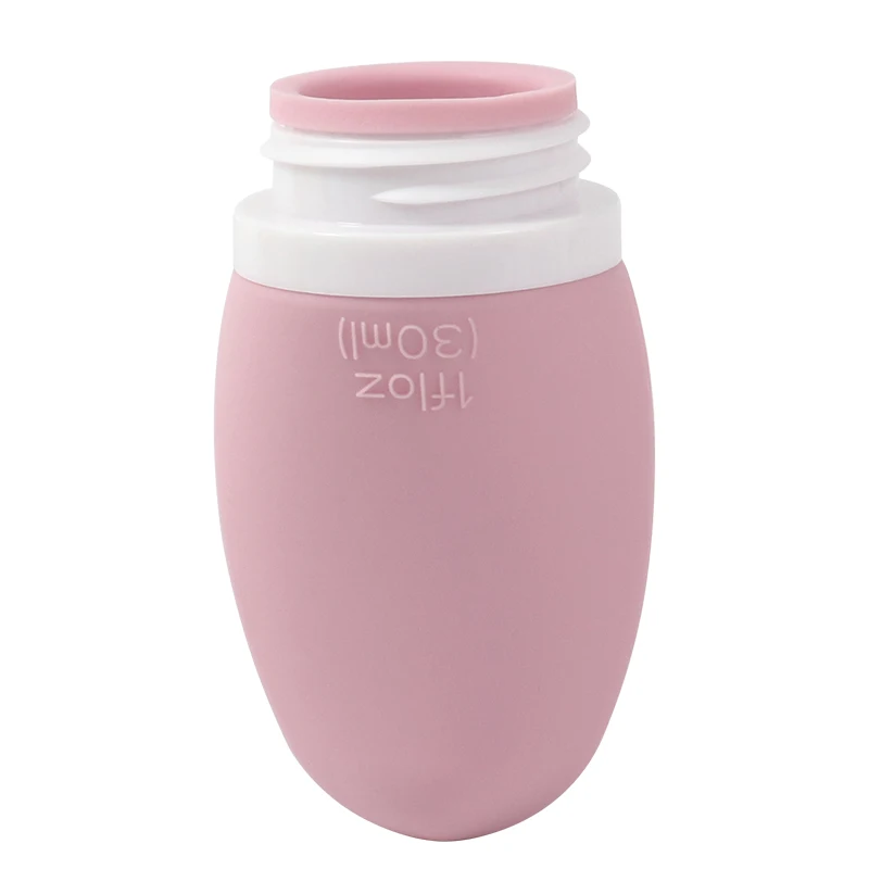 Custom 2 oz Leak Proof Portable Squeeze 3 Oz 90 ml Empty Shampoo Travel Size Silicone Bottles Travel Toiletries Bottle Container