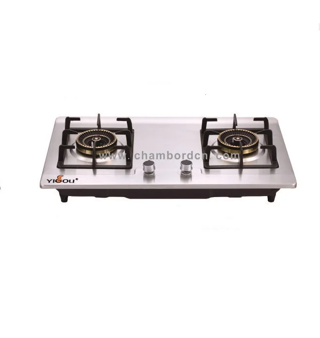 Glass Top 2 Burner Gas Cooker China Gas Stove Cooktop YG-G22086